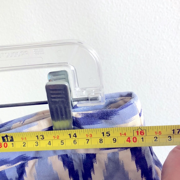 GAP Striped Shorts Womens Size 8 - Navy and Baby Blue White - Picture 9 of 10